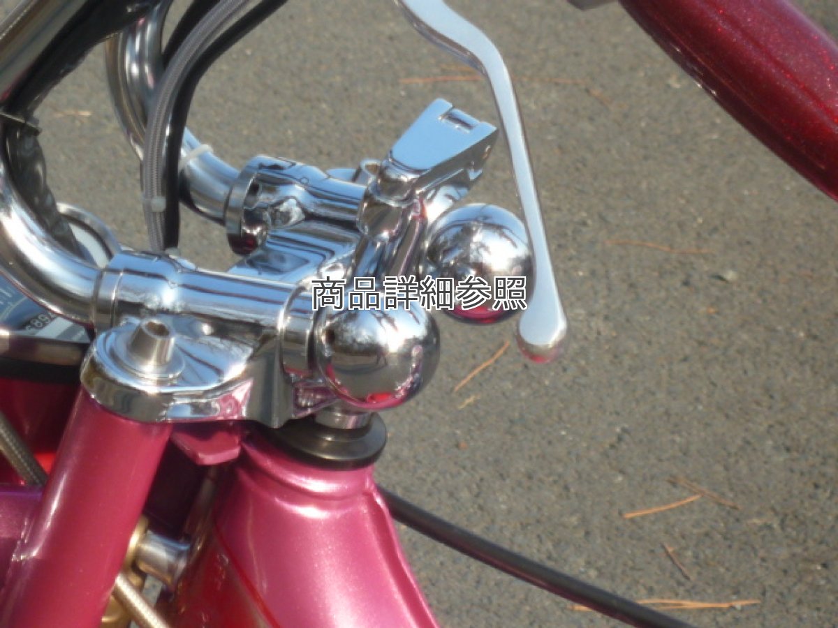 画像2: メッキボールハンドルノブ※くるくるノブ  (2)