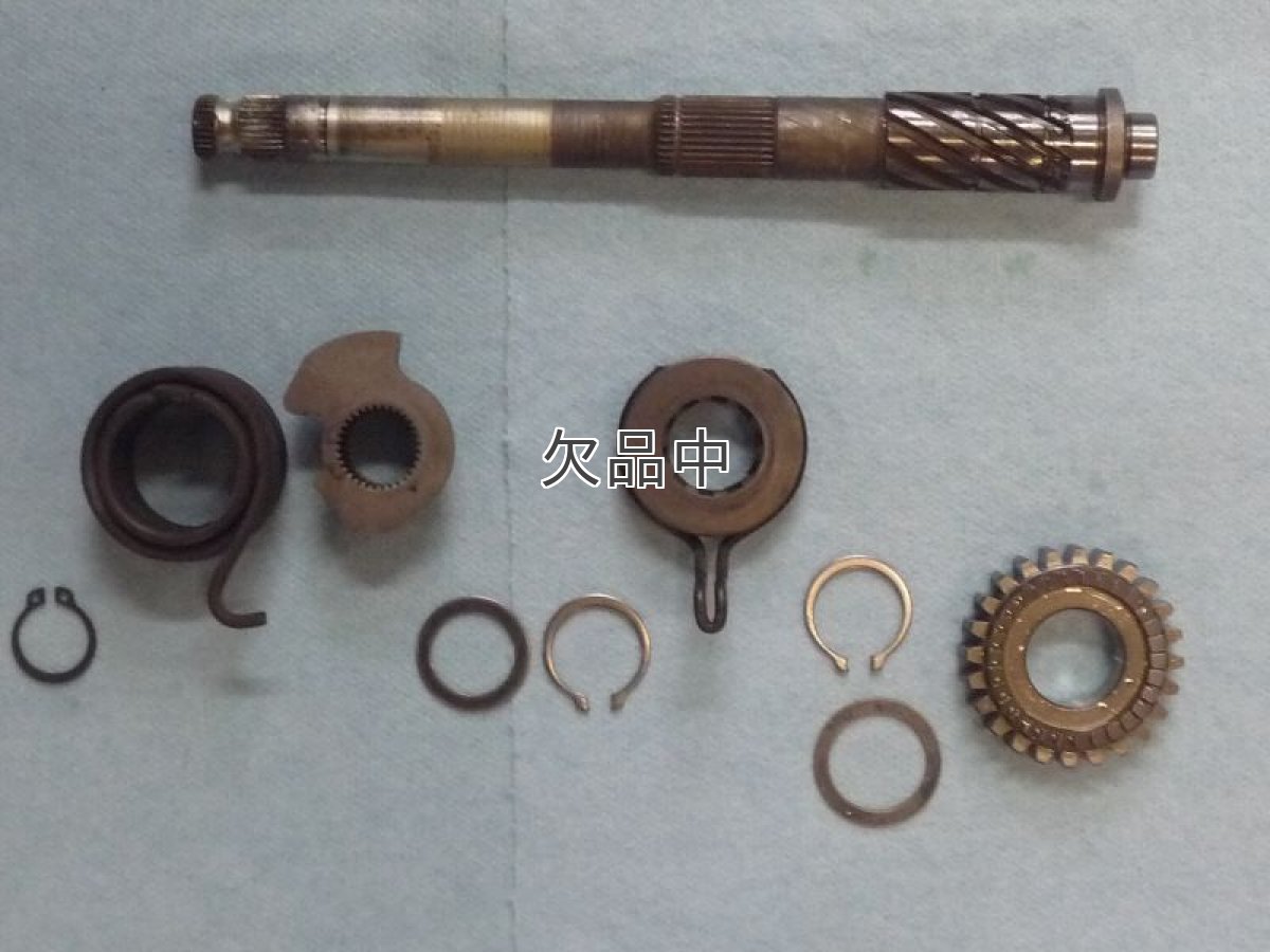 画像2: Bタイプ24TキックスピンドルASSY ※カブの4速化や純正クロスのキックギア強化に！  (2)