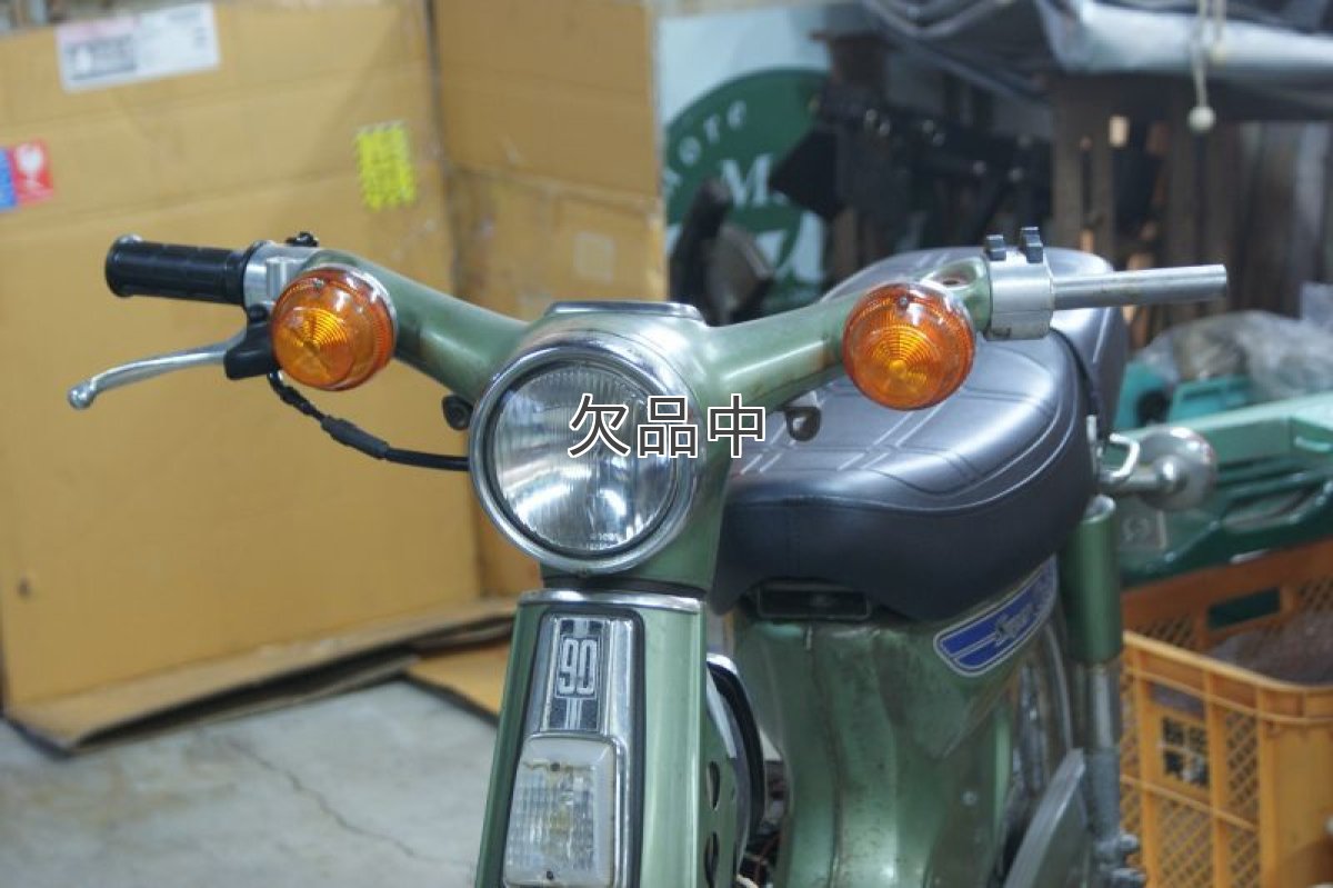 画像8: 旧カブ(ハンドル径φ19)用グリップアダプターパイプ 行灯やカモメに丸目カブ系の内径φ25.4グリップが使用可能に！  (8)