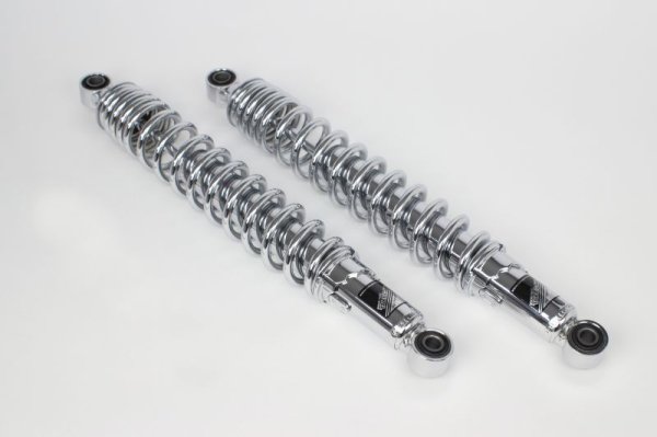 スーパーカブ　SP武川 リアショックアブソーバー クロムメッキ/レッド SP武川 リアショックアブソーバー(クロムメッキ／レッド) の