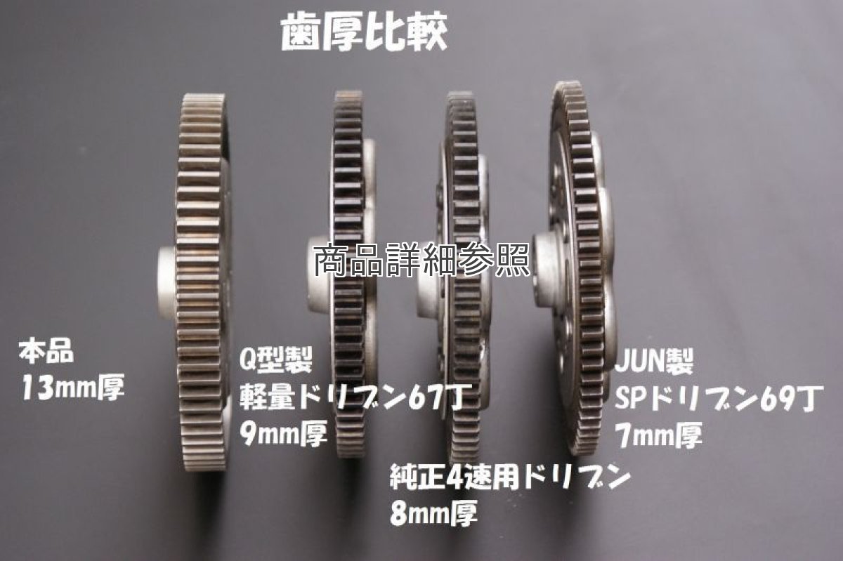 画像8: 超軽量スポーツプライマリードリブンギア[69T]Ver.2 [ノスタルジックスポーツワークス]  (8)