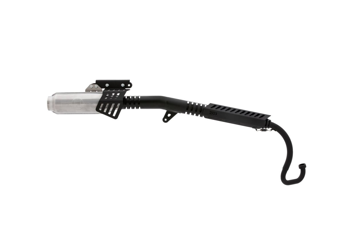 画像8: モリワキモンスター フルエキゾーストマフラー[ブラック]CT125ハンターカブ用  (8)