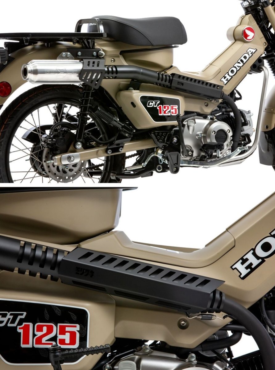 画像10: モリワキモンスター フルエキゾーストマフラー[ブラック]CT125ハンターカブ用  (10)