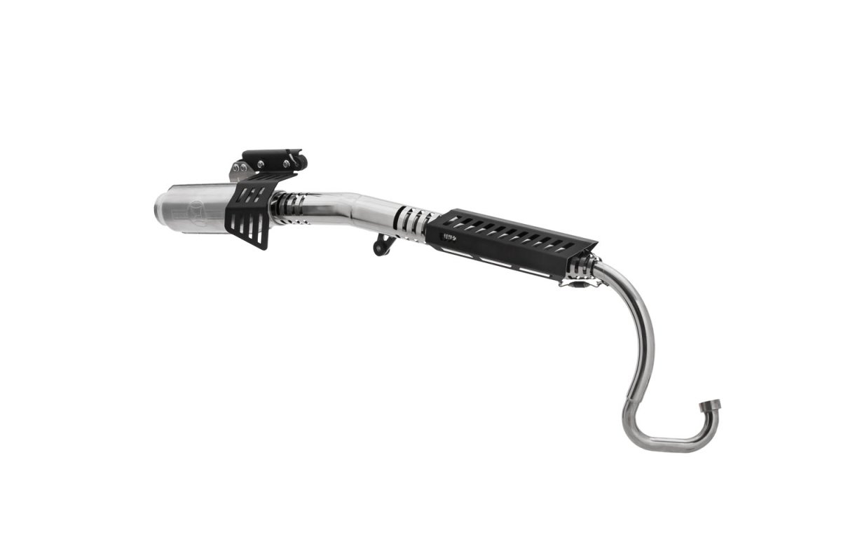 画像10: モリワキモンスター フルエキゾーストマフラー[ステンレスポリッシュ]CT125ハンターカブ用  (10)