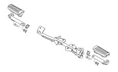 画像1: 【ホンダ 純正】 可倒式ステップ  (1)